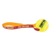 USC Trojans Tuff Ball Pet Tennis Ball Tug Toy
